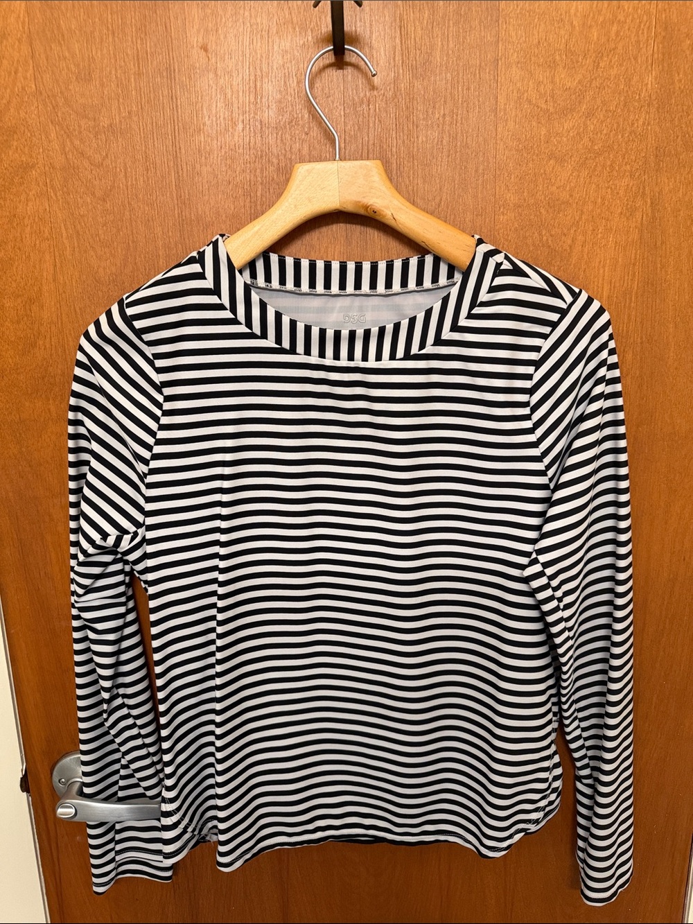 DSG Black & White Striped Long-Sleeve Tee